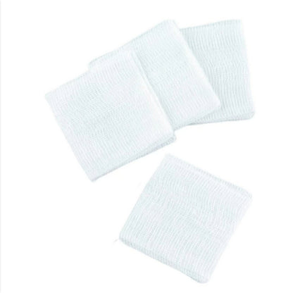 Mediplast Sterilized Gauze Pad 12 ply Woven Wound Dressing | Syringe & Feeding Tube | Toilet Cover