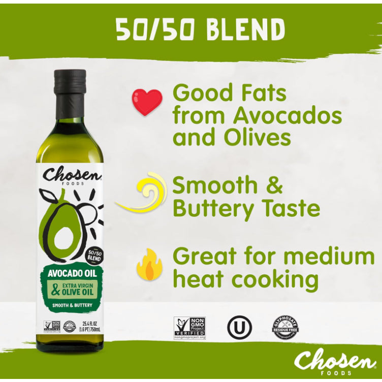 Grocer Farmer | Chosen Foods Avocado Oil Spray,  & Extra Virgin Olive Oil,  100% Pure Avocado Oil,