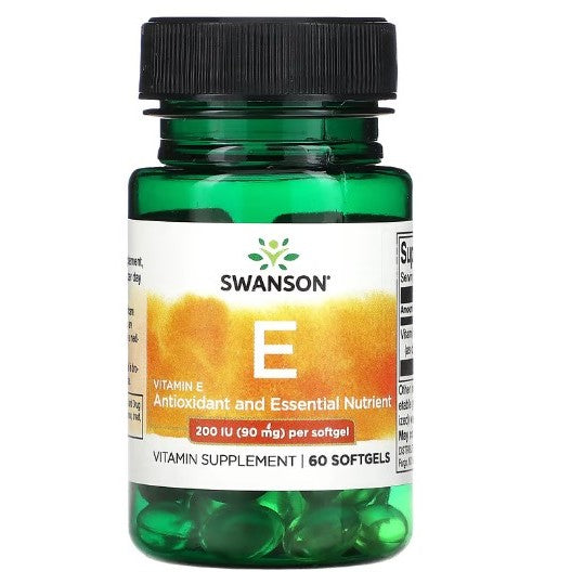 Swanson Ph | Swanson Vitamin E w/ Selenium 400 IU 90Softgels Provides Antioxidant Cardiovascular