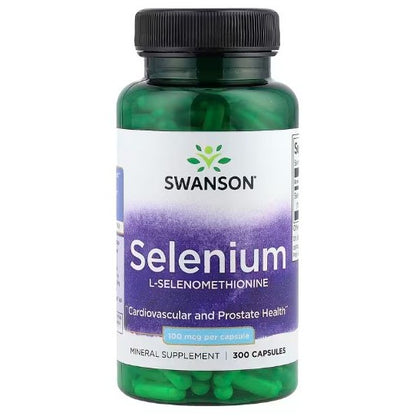 LowCostPH | Swanson, Selenium,L-Selenomethionine, 100 mcg 200 mcg. Cardiovascular & Prostate Health