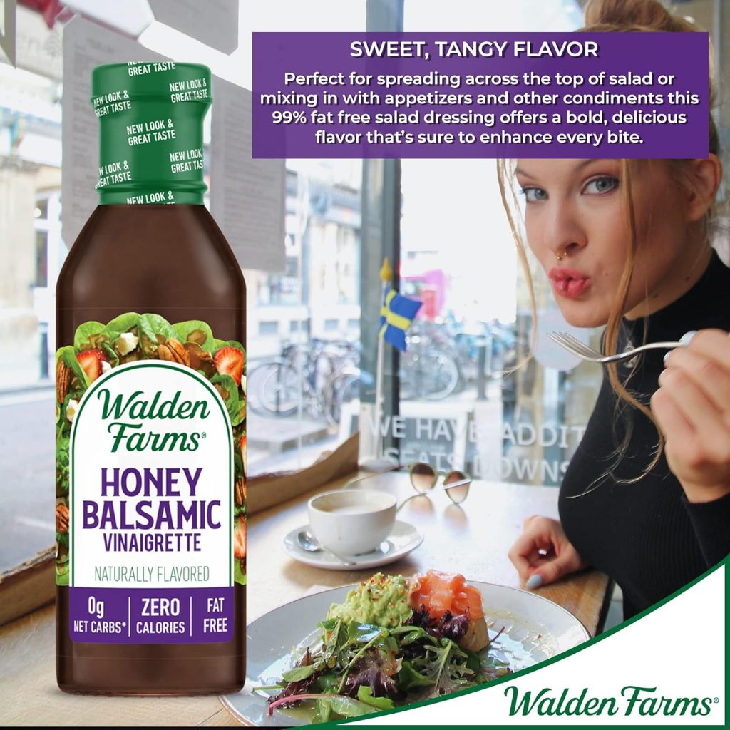 LowCostPh | Walden Farms, Honey Balsamic Vinaigrette, 12 fl oz (355 ml)