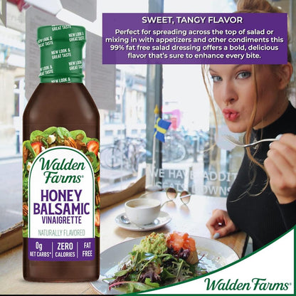 LowCostPh | Walden Farms, Honey Balsamic Vinaigrette, 12 fl oz (355 ml)