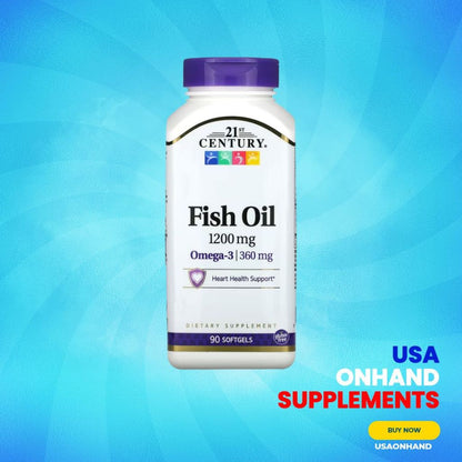 USA Onhand | 21st Century, Fish Oil ( Heart Health Support )
