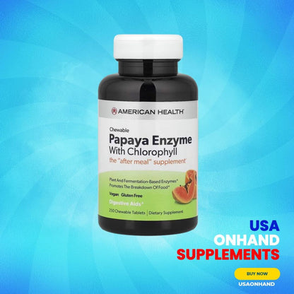USA Onhand | American Health Papaya Enzyme ( Digestive Support )