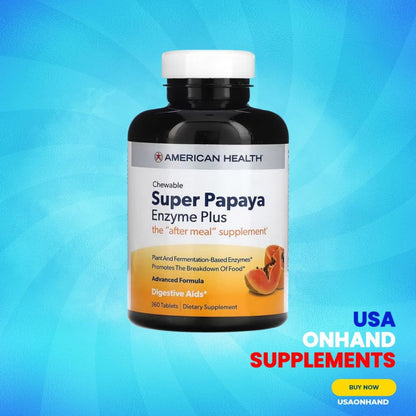 USA Onhand | American Health Papaya Enzyme ( Digestive Support )