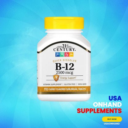 USA Onhand | 21st Century, B-6 & B-12 ( Energy Support )
