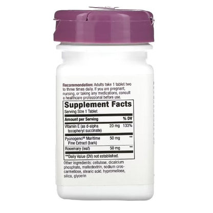 LowCostPh | Nature's Way, Pycnogenol, 50 mg, 30 Vegan Tablets, Cardiovascular Support