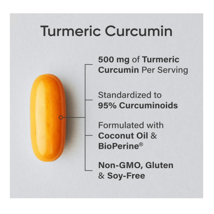 LowCost PH| Sports Research, Turmeric Curcumin, C3 Complex 500mg, Bioperine Black Pepper Extract 120