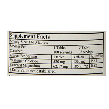 LowCost PH| Alta Health, Magnesium Chloride, 100 Tablets