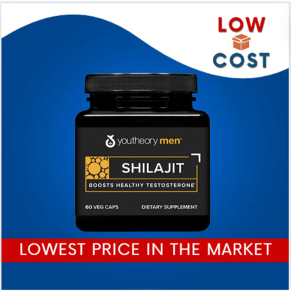 Lowcostph | Youtheory, Men, Shilajit, 60 Veg Caps SALE NEW STOCK! USA Authentic