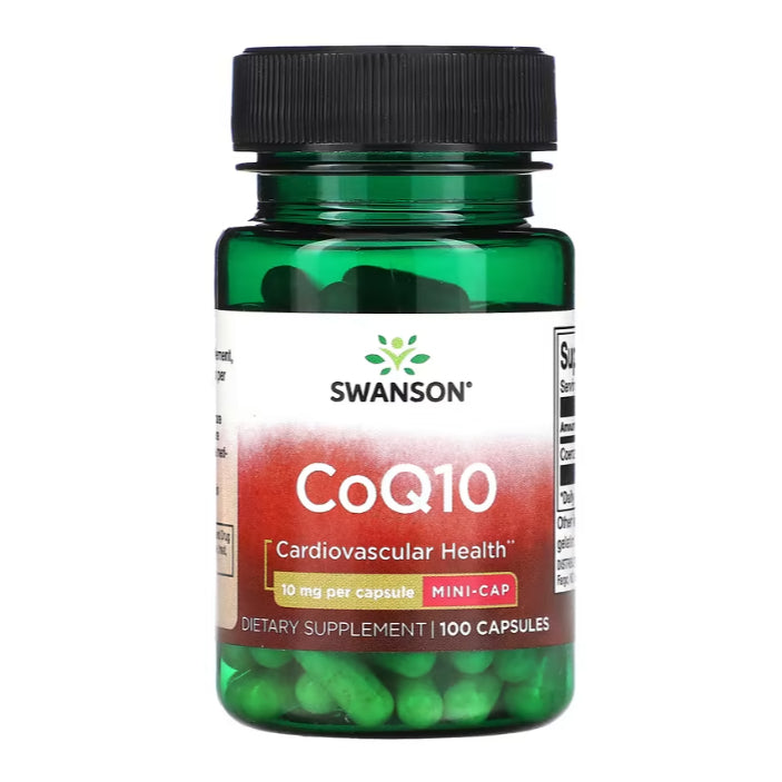 Swanson Ph | Swanson, CoQ10, 10mg, 30mg, 100mg, 120mg, 200mg, w/ Tocotrienols, Cardiovascular Health
