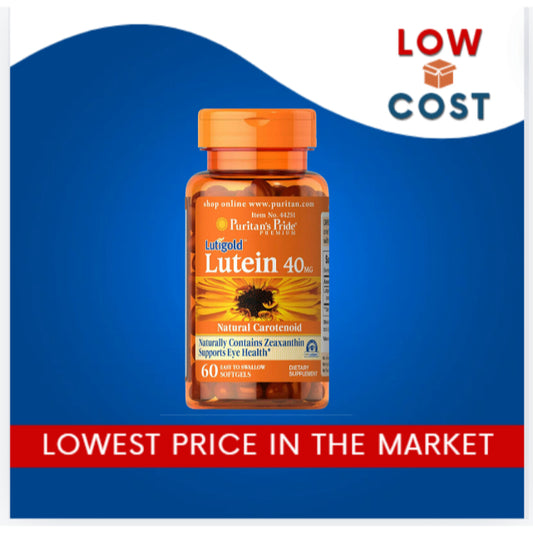 LowCost PH| Puritan's Pride Lutein 40mg With Zeaxanthin, Supports Eye Health, 60 Count