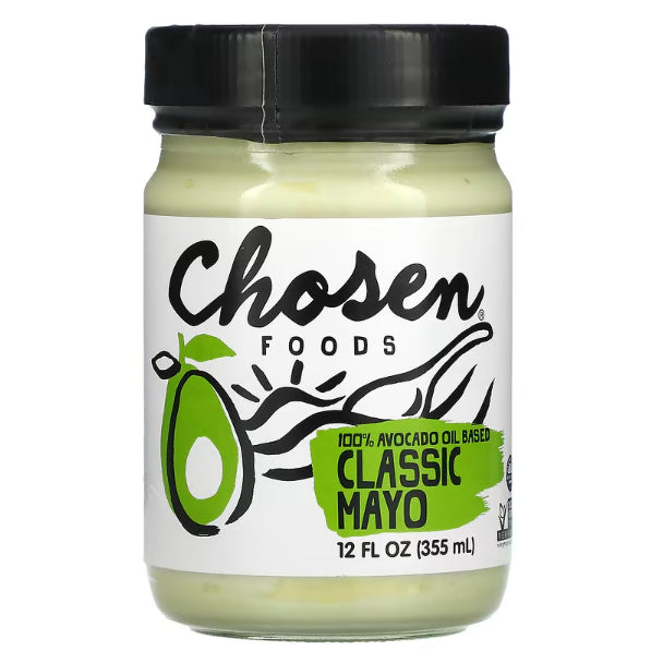 Grocer Farmer | Chosen Foods, 100% Avocado Oil Based, Classic Mayo, Vegan, Garlic, Chipotle, Apple