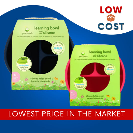 LowcostPh | Green Sprouts, Learning Bowl, 9+ Months, Navy, 1 Bowl