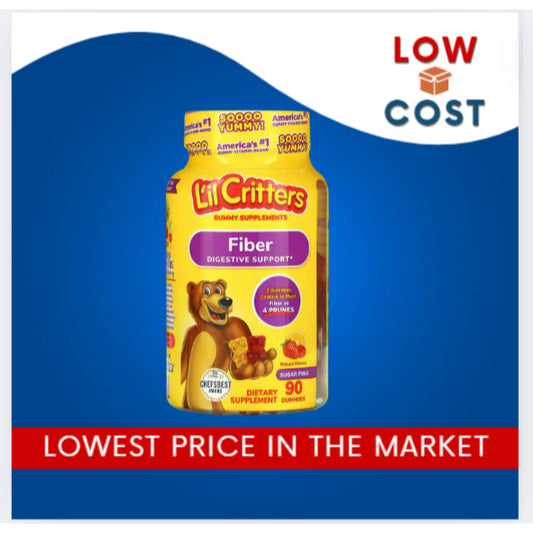 LowCostPH | L'il Critters, Vitamin D3, Gummy Vites, Immune C Plus Zinc, Omega-3, Fiber, Probiotic