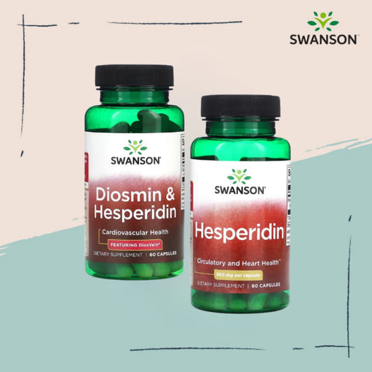 SwansonPh | Swanson, Diosmin & Hesperidin, 60 Capsules, Supports Cardiovascular & Blood Health,