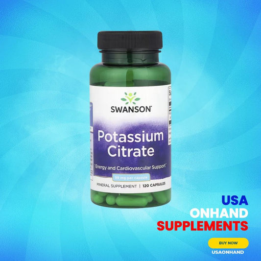 USA Onhand | Swanson, Potassium Citrate ( Energy and Cardiovascular Support )