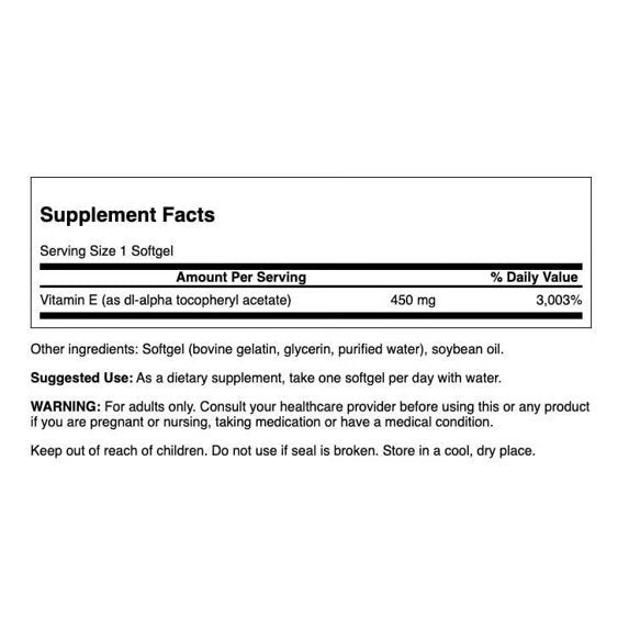 HealthilyYou | Swanson, Natural E, 1,000 IU, 60 Softgels Antioxidant and Essential Nutrient