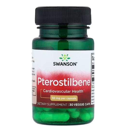 HealthilyYou | Swanson, Pterostilbene, 50 mg , 30 Veggie Caps Cardiovascular Health