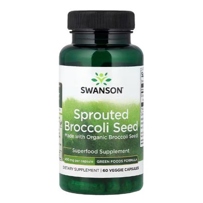 NaturalSolutions | Swanson, Sulforaphane from Broccoli Sprout, NAC Detox Antioxidant & Detox Support