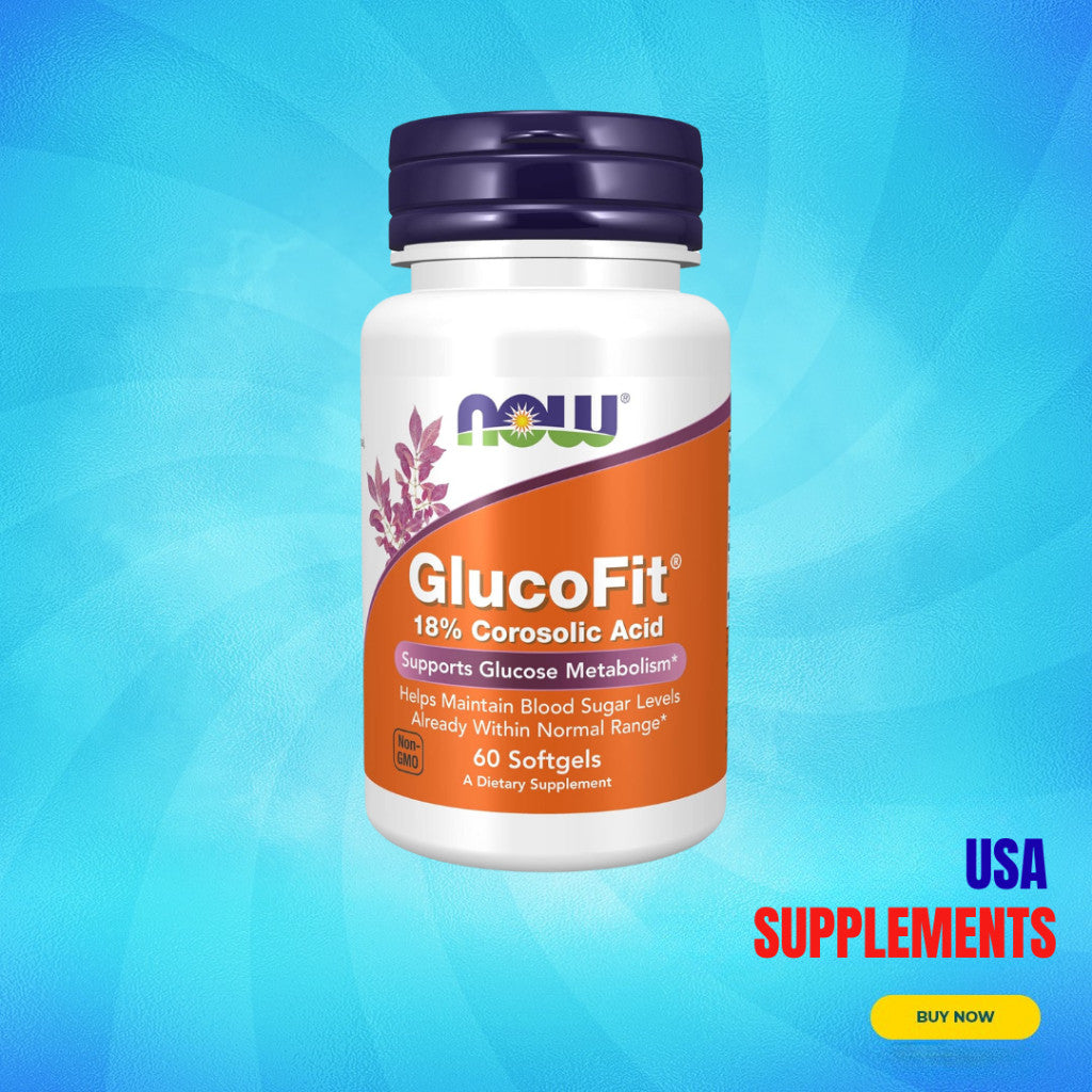 USA Supplements | NOW Foods, GlucoFit ( Supports Glucose Metabolism )