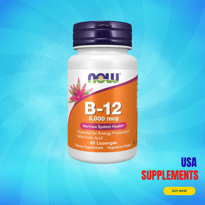 USA Supplements | NOW Foods, B-12 ( Supports Energy Levels & Nervous System Support )