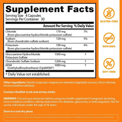 USA Supplements | Doctor's Best, Glucosamine Chondroitin MSM ( Joint Comfort & Mobility )