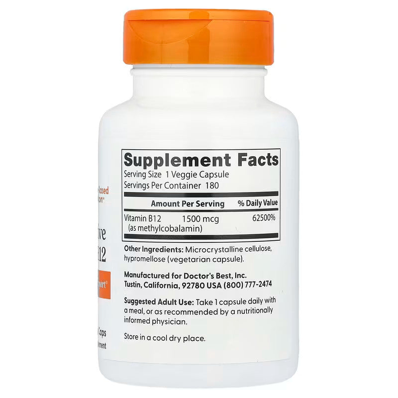 USA Supplements | Doctor's Best, Fully Active B12 ( Supports Energy Metabolism )