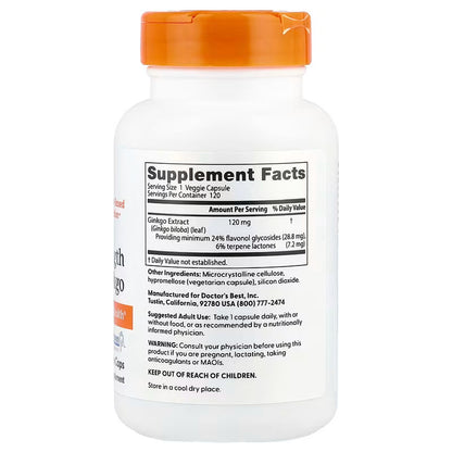 USA Supplements | Doctor's Best, Extra Strength Ginkgo ( Cognitive Support )