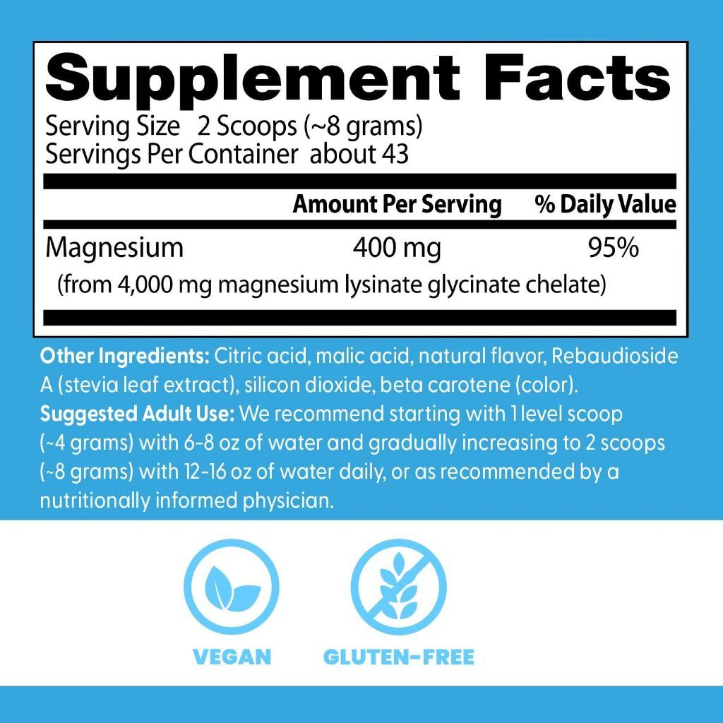 USA Supplements | Doctor's Best, High Absorption Magnesium Powder ( Supports Nervous System )