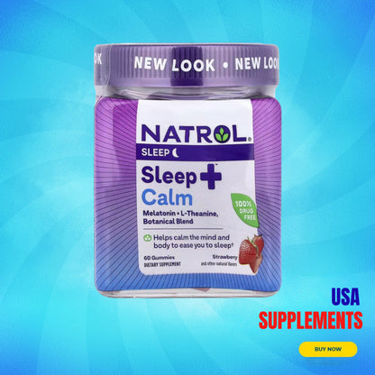 USA Supplements | Natrol, Sleep+™ Calm Gummies ( Supports Restful Sleep )