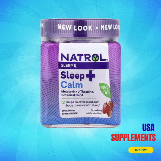 USA Supplements | Natrol, Sleep+™ Calm Gummies ( Supports Restful Sleep )