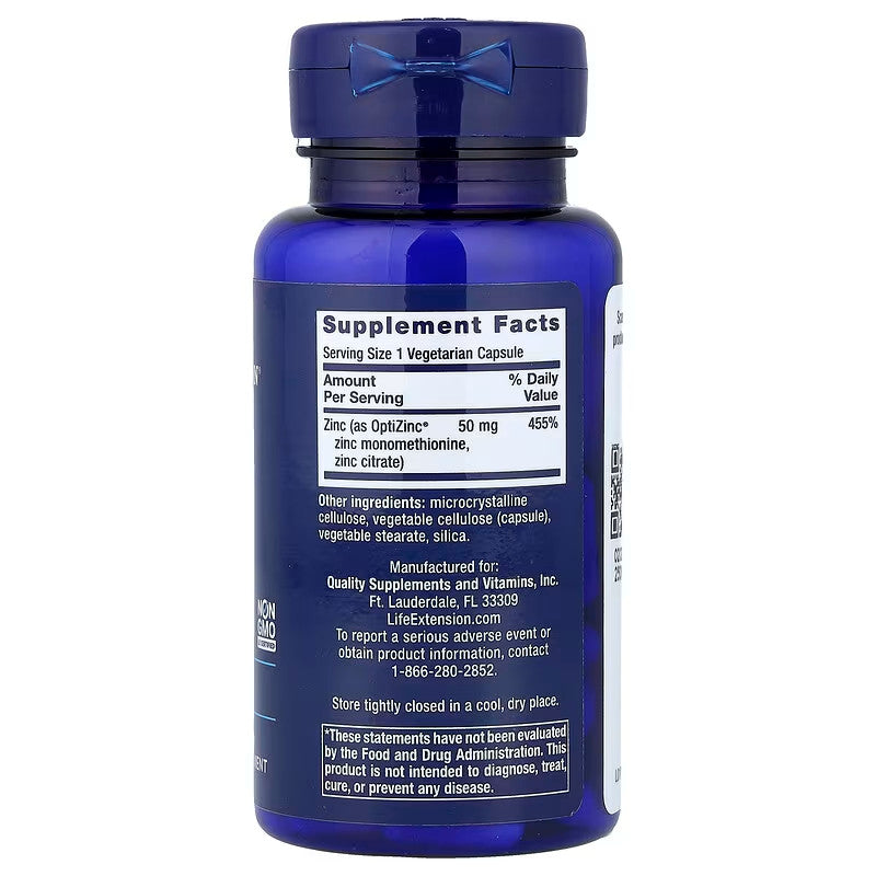 USA Supplements | Life Extension, Zinc Caps ( Supports Immune System Strength )