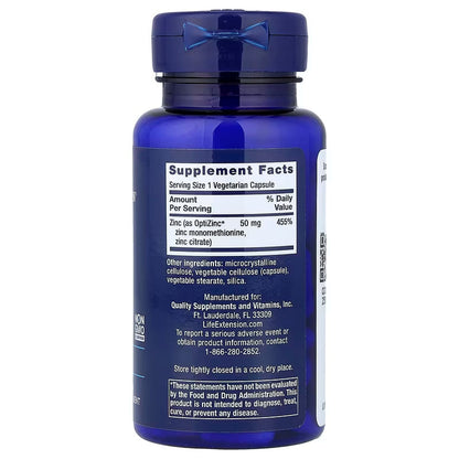 USA Supplements | Life Extension, Zinc Caps ( Supports Immune System Strength )