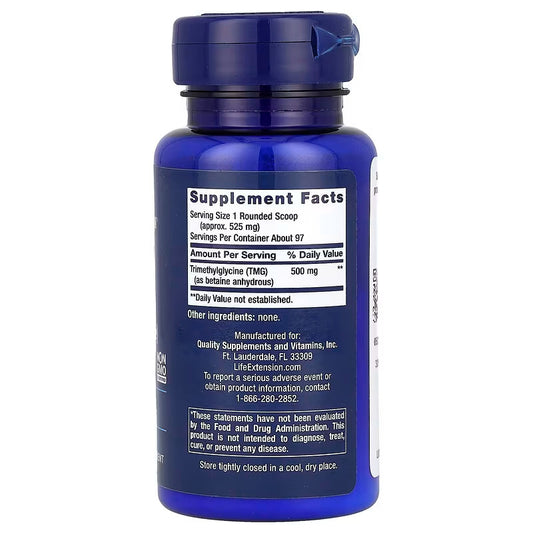 USA Supplements | Life Extension, TMG Powder ( Supports Healthy Homocysteine Levels )