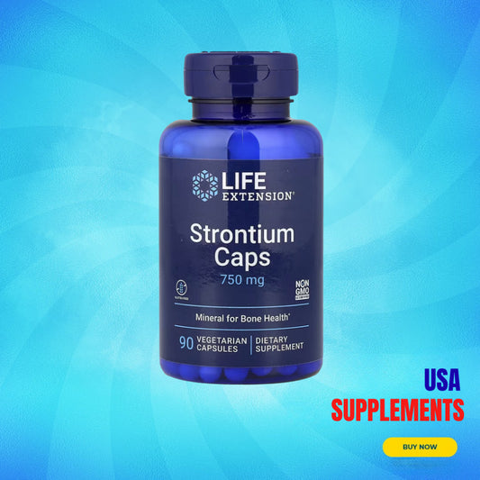 USA Supplements | Life Extension, Strontium Caps ( Bone Health & Strength )