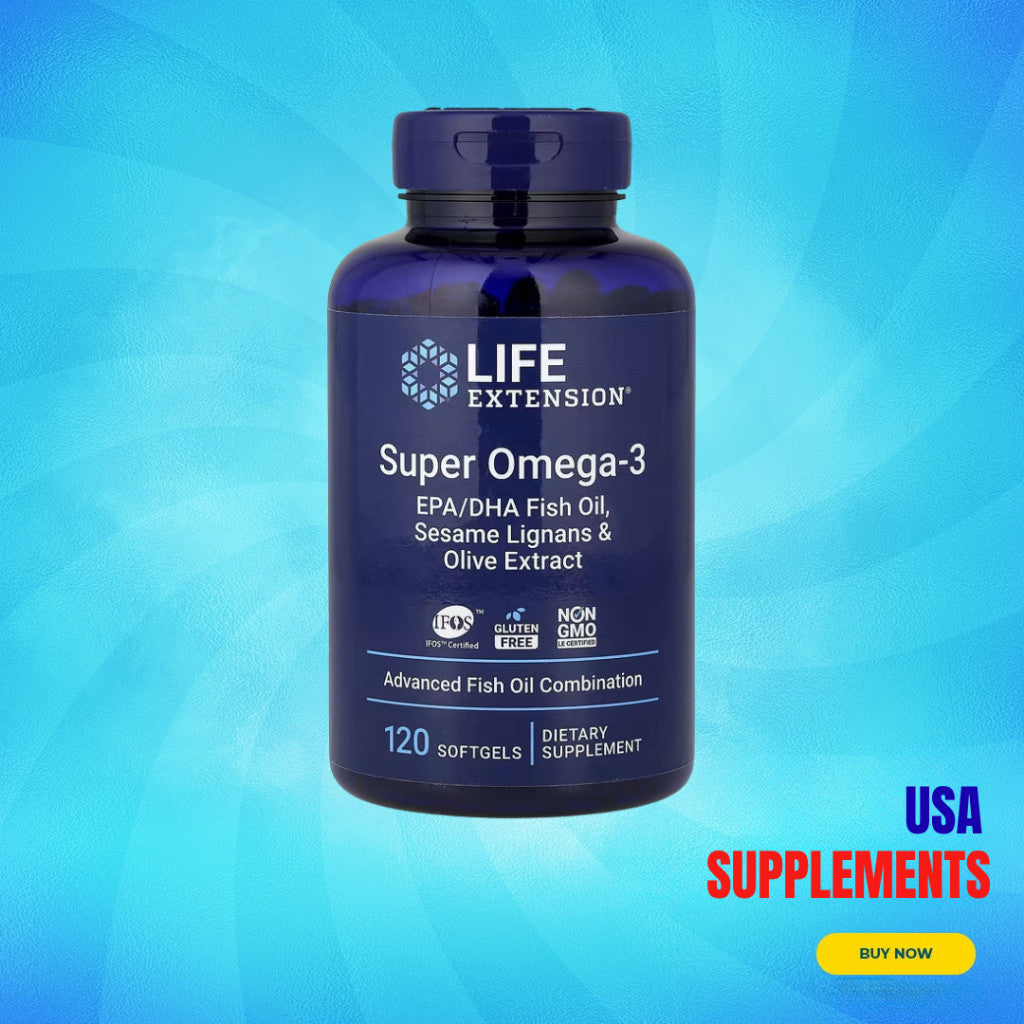 USA Supplements | Life Extension, Super Omega-3 ( Heart & Cardiovascular Health )