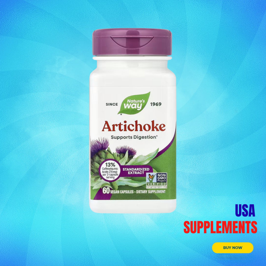 USA Supplements | Nature's Way, Artichoke ( Supports Digestion & Liver Support )