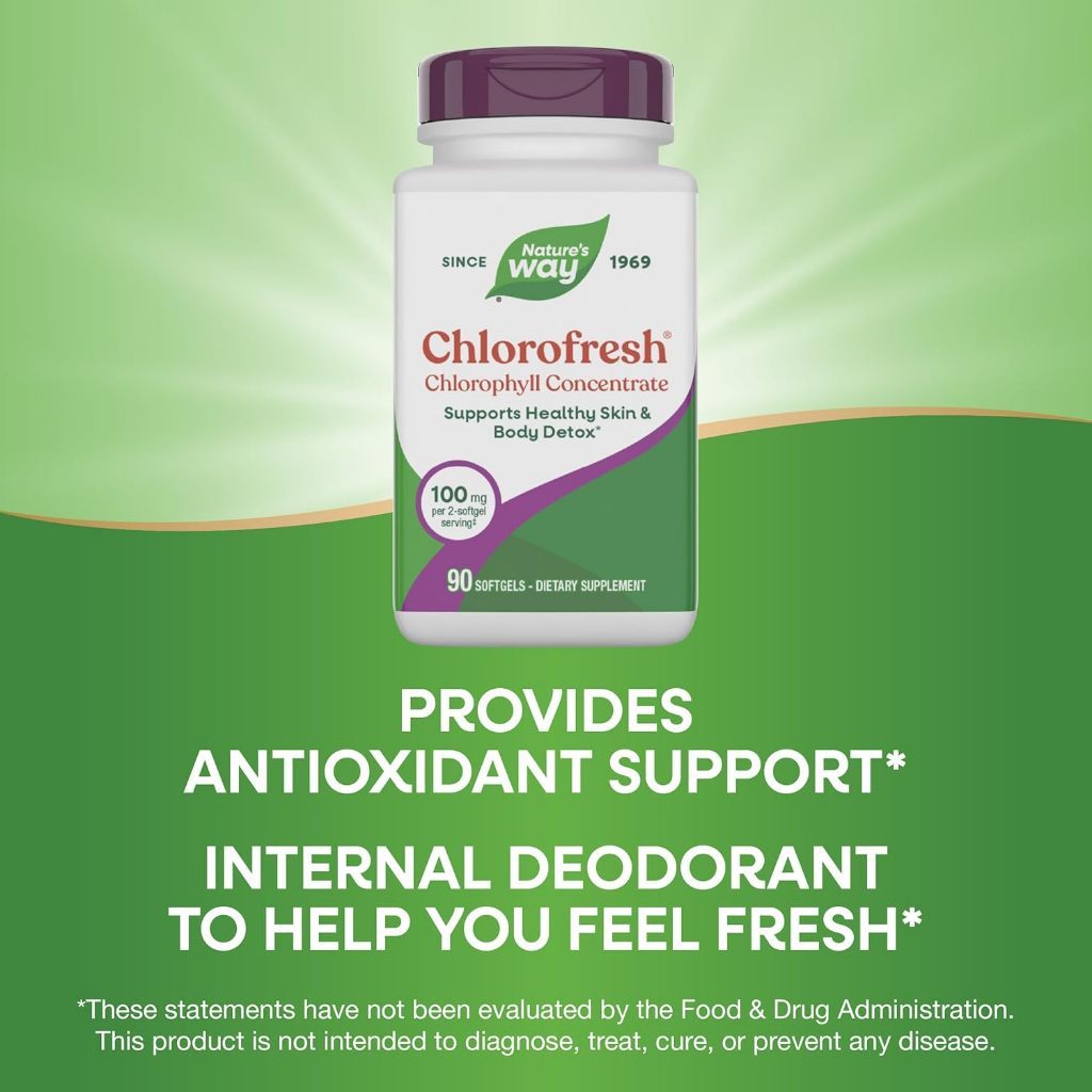 USA Supplements | Nature's Way, Chlorofresh, 90 Softgels ( Supports Detoxification )