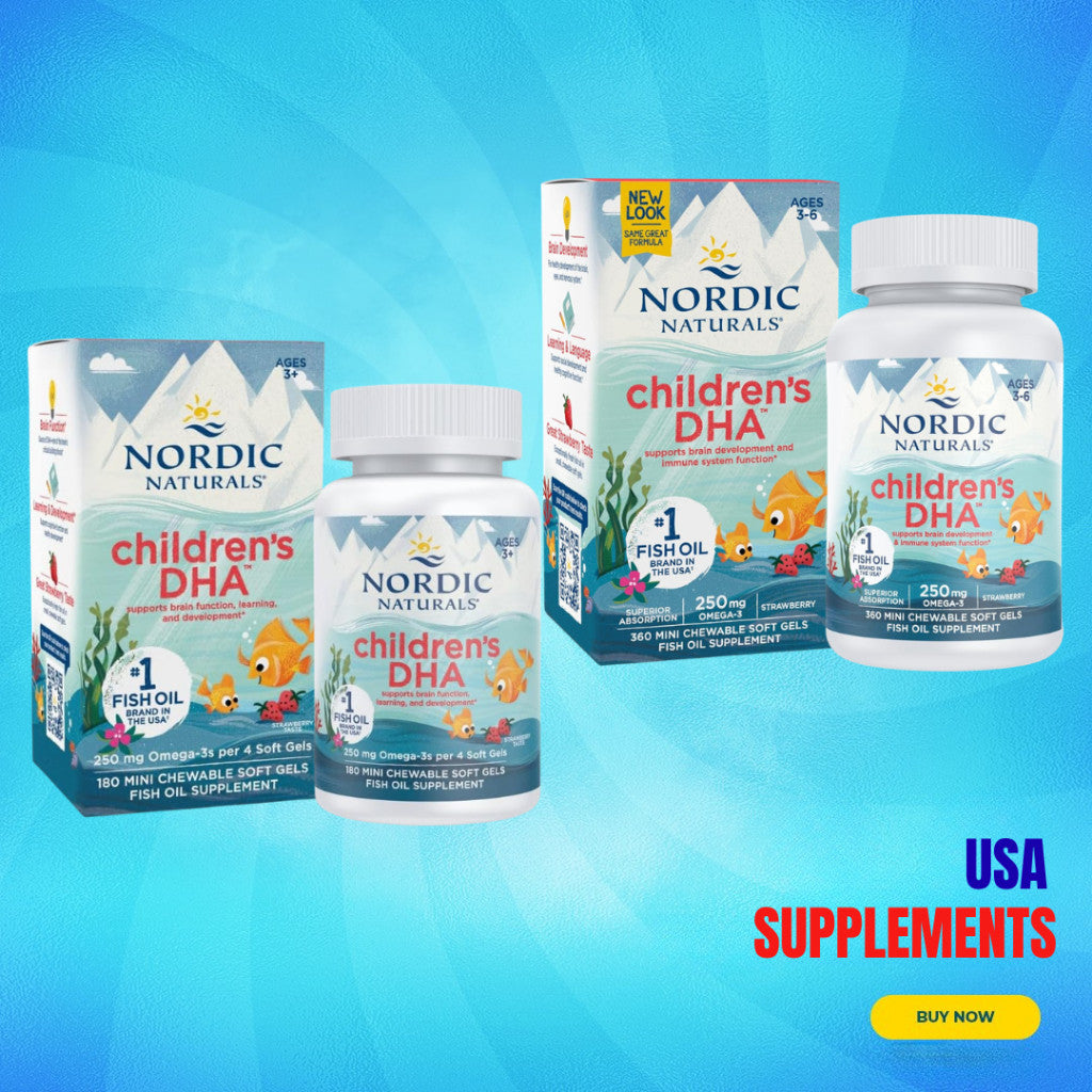 USA Supplements | Nordic Naturals, Children's DHA, Strawberry ( Supports Brain Development )