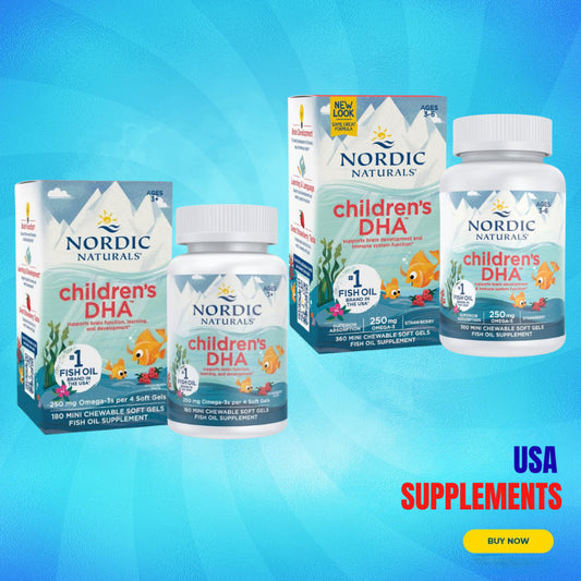 USA Supplements | Nordic Naturals, Children's DHA, Strawberry ( Supports Brain Development )