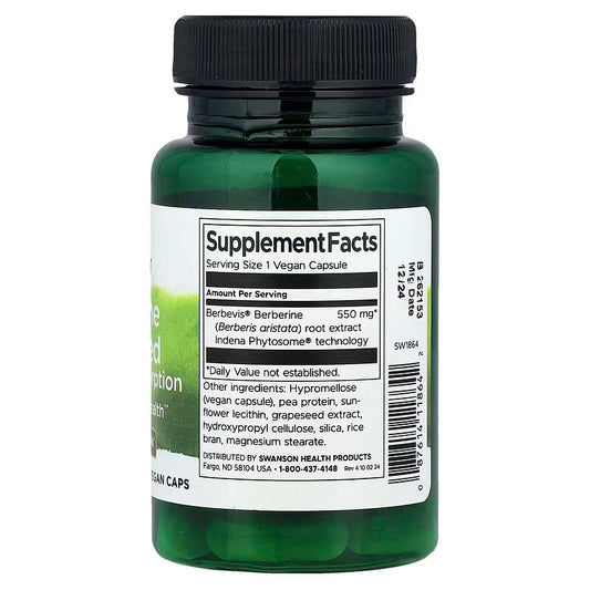 USA Supplements | Swanson, Berberine Advanced Enhanced Absorption ( Blood Sugar Support )