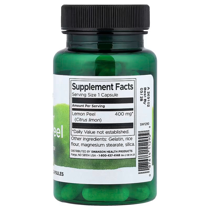 USA Supplements | Swanson, Full Spectrum® Lemon Peel ( Immune System Support )
