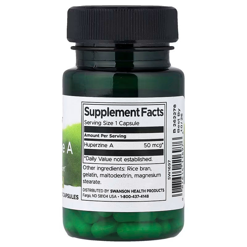 USA Supplements | Swanson, Huperzine A ( Cognitive Function & Memory Support )