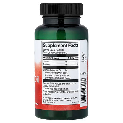 USA Supplements | Swanson, Evening Primrose Oil, 500 mg ( Menopause Support )