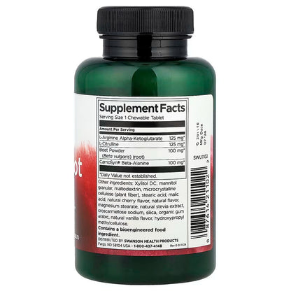 USA Supplements | Swanson, Beet Root NO+ ( Cardiovascular Health )