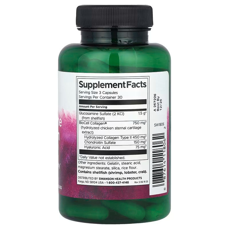 USA Supplements | Swanson, Glucosamine & Collagen Type II ( Joint Health and Mobility )