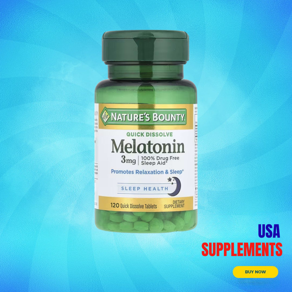 USA Supplements | Nature's Bounty, Melatonin ( Promotes Relaxation & Sleep )