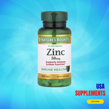 USA Supplements | Nature's Bounty, Zinc ( Supports Immune System Function )