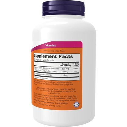 USA Supplements | NOW Foods, C-500, Calcium Ascorbate-C, 250 Capsules ( Antioxidant Protection )